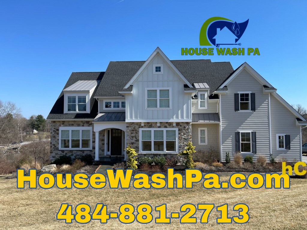 HouseWash PA are Power Washing Homes in Eagle, PA
