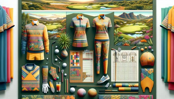 Best Golf Fashion Trends For 2025: South African golf fashion with Sun City's bright, patterned designs and Cape Town Golf Co.'s eco-friendly, chic outfits.