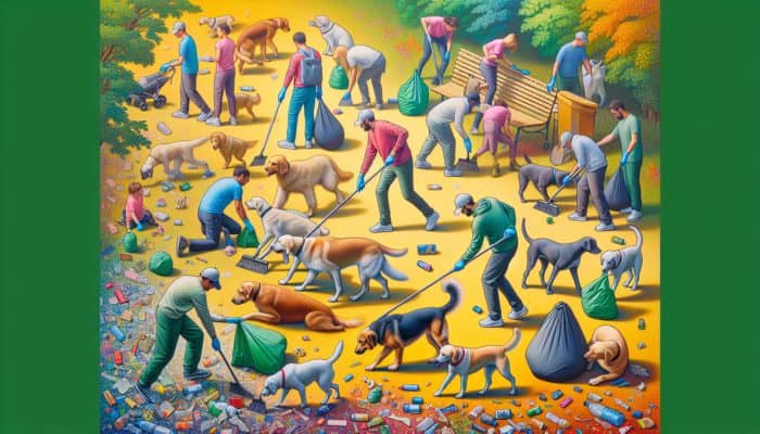 Community Cleanups With Dogs for a Greener Planet