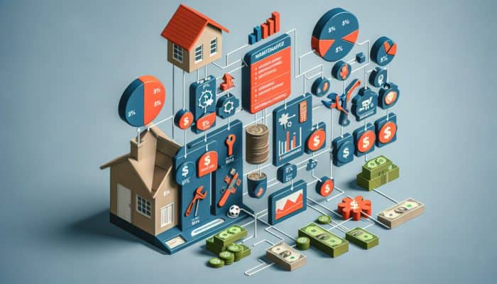 Budget plan for mid-level property in Bloemfontein, showcasing annual maintenance costs and ongoing expenses.
