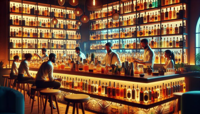 A lively tequila bar featuring extensive premium and artisan selections, knowledgeable staff, and a welcoming atmosphere.